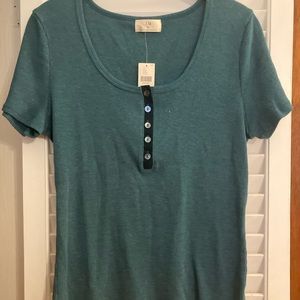 Anthropologie Ribbed Top Size Medium